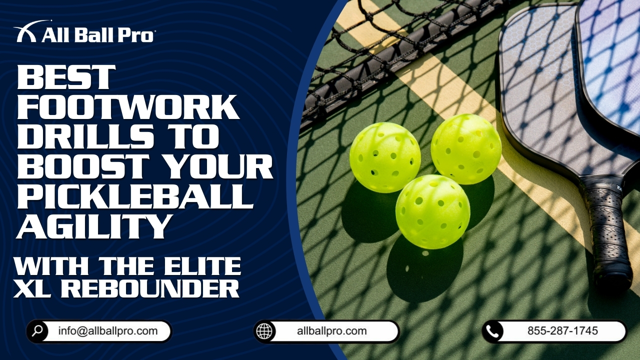 Pickleball equipment and court illustration