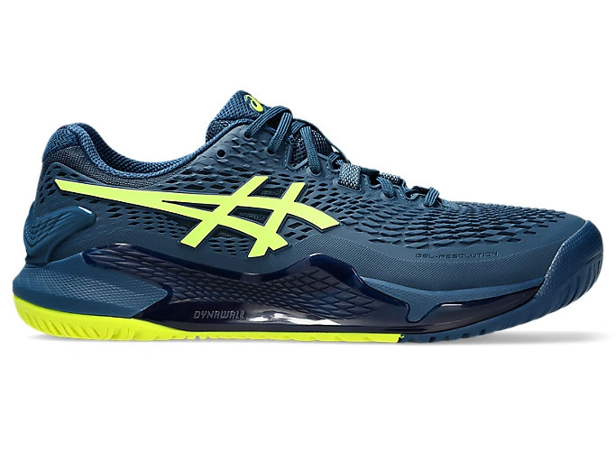 ASICS Gel-Resolution 9 pickleball shoes.